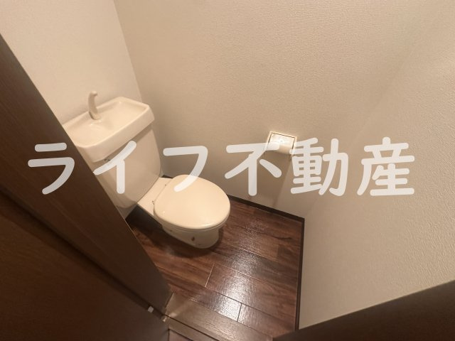 第2美和コーポのトイレ|落ち着いたトイレです