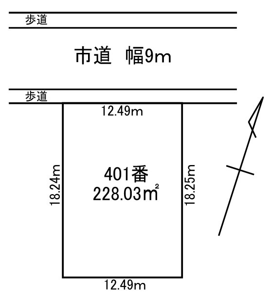 新潟市北区太夫浜新町1丁目401番　売地 550万円の画像