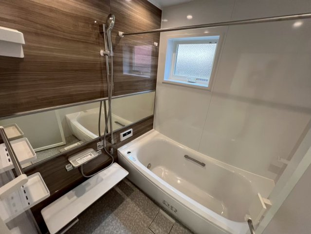 堂々完成！瀬田アドレスの高台！スカイバルコニー付き新築戸建1号棟！！の浴室