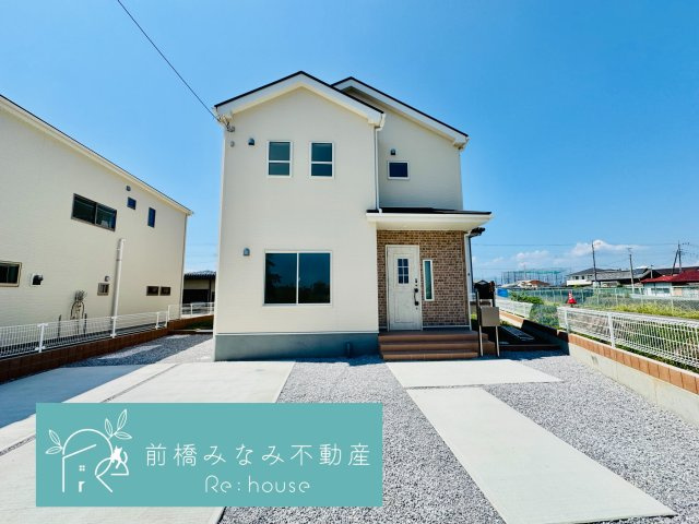 前橋市川曲町第２　１号棟(全３棟)　リーブルガーデン　新築建売分譲の外観|外観は落ち着いています