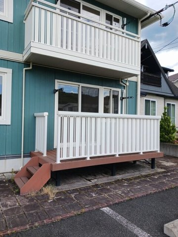 エスポワールＡのバルコニー