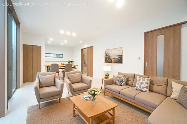 新築　千葉市中央区川戸町の居間・リビング|＊当日ご案内可＊ご希望の物件まとめてご案内！