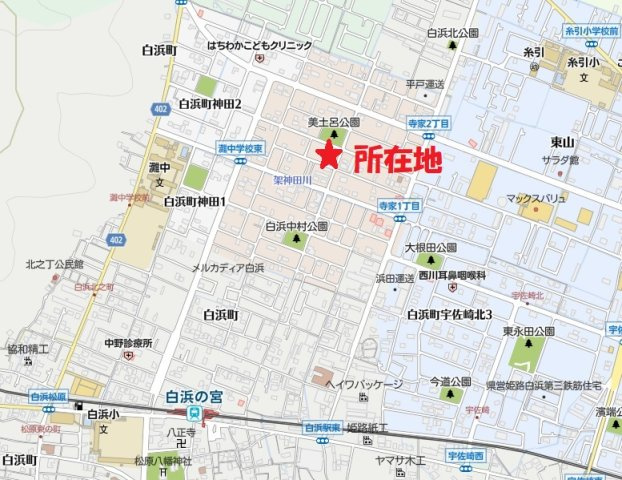 寺家一戸建の地図