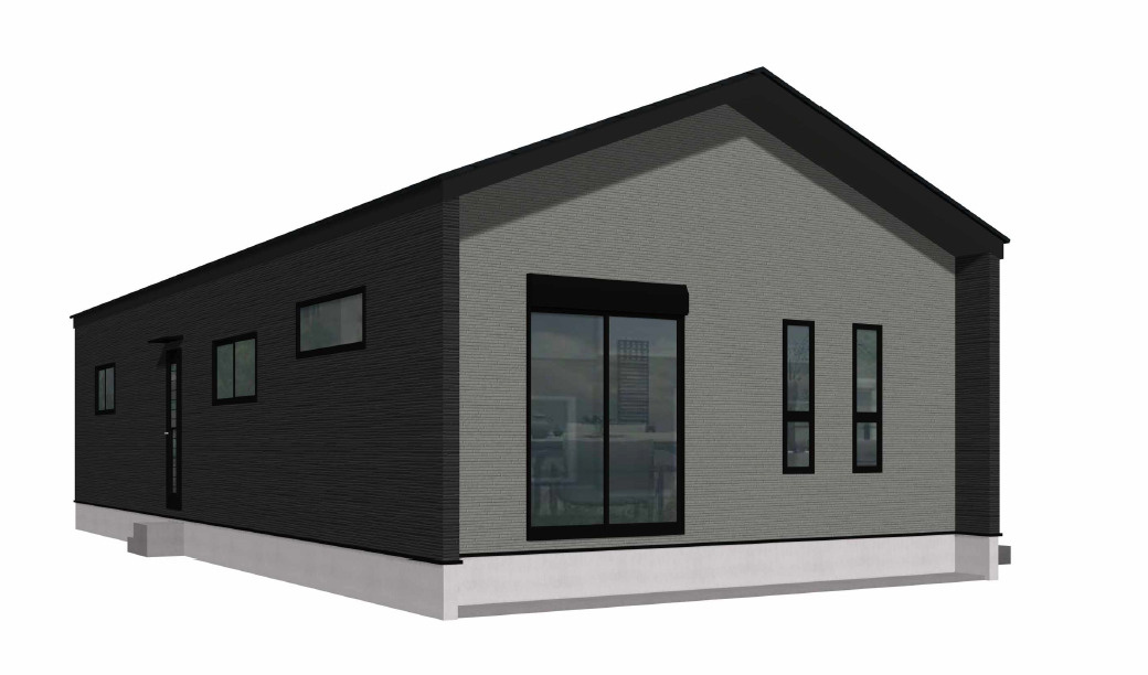 北九州市八幡西区木屋瀬5丁目1期1号棟の外観パース|外観パースです