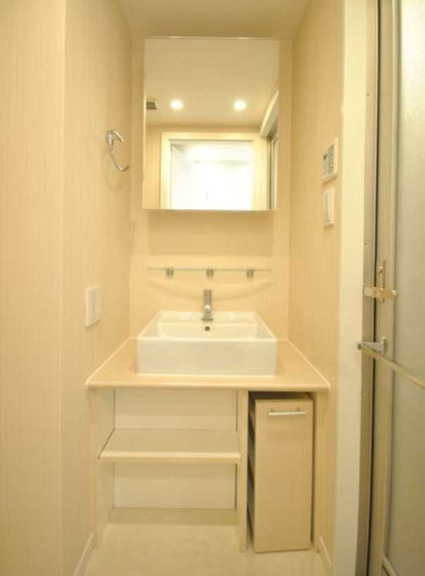 レジディア三軒茶屋　敷金礼金0　1Fコンビニ　駅近の洗面所