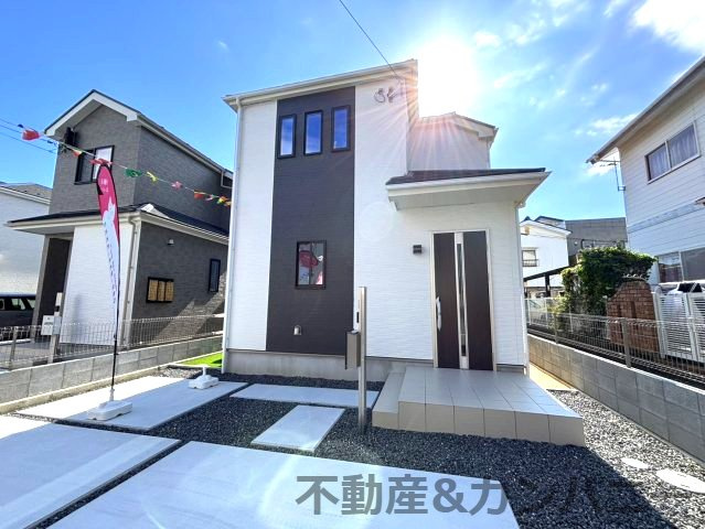 ハートフルタウン市坪北2期A号棟　市坪北2丁目新築分譲戸建（全3棟）の外観|外観もきれいです