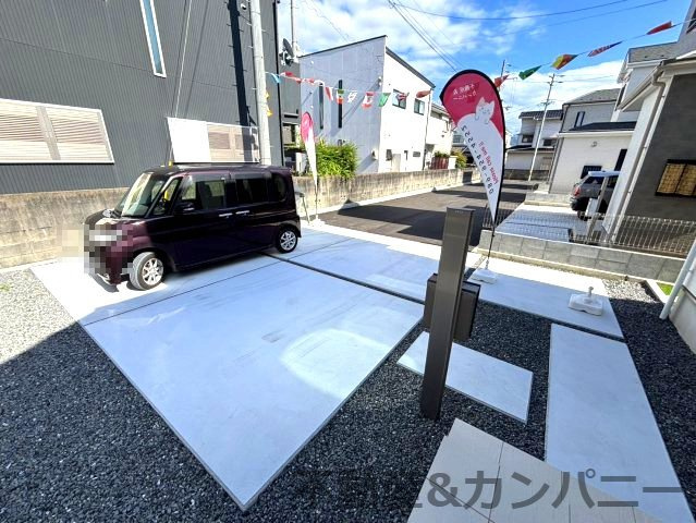 ハートフルタウン市坪北2期A号棟　市坪北2丁目新築分譲戸建（全3棟）の駐車場|駐車場があります