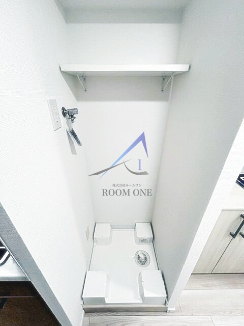 ライオンズマンション大山金井町の設備|洗濯機置き場です。