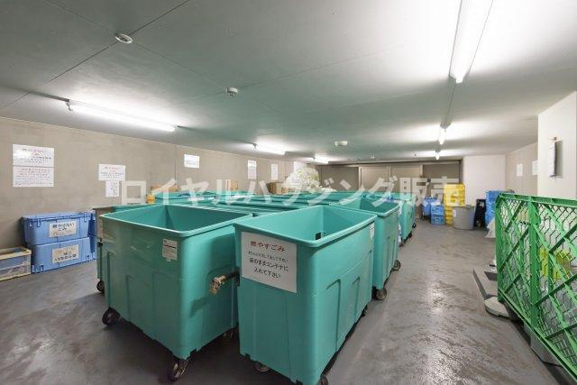 いつも綺麗に整理整頓されたゴミ置き場