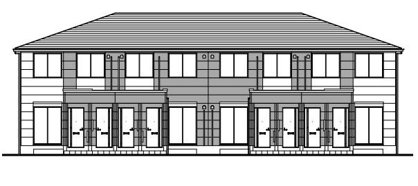成田市八代アパート新築工事の外観|完成予想図
