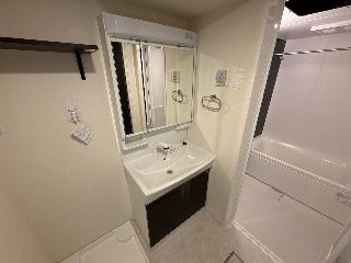 成田市八代アパート新築工事の洗面所|洗髪洗面化粧台（イメージ）