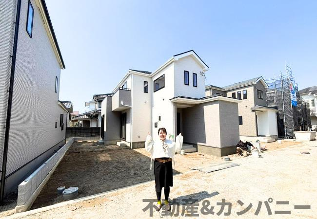 ハートフルタウン市坪北2期C号棟　市坪北の新築分譲戸建（全3棟）の外観|外観も気になるポイント