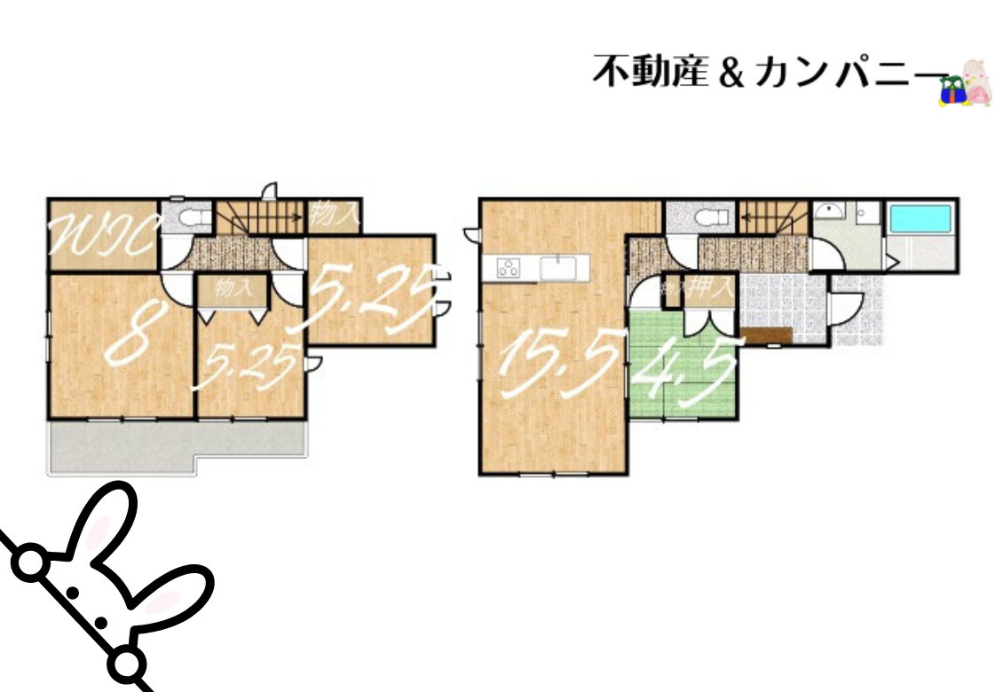 ハートフルタウン市坪北2期C号棟　市坪北の新築分譲戸建（全3棟）の間取り