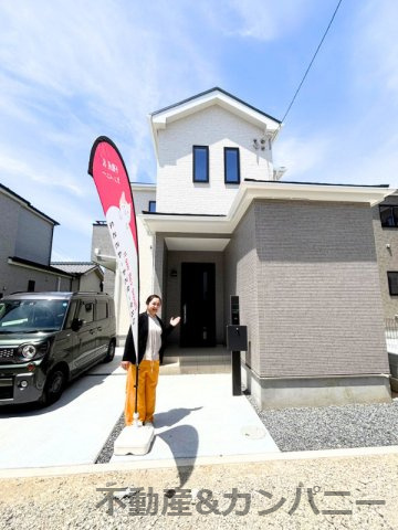ハートフルタウン市坪北2期C号棟　市坪北の新築分譲戸建（全3棟）の外観|外観もきれいです