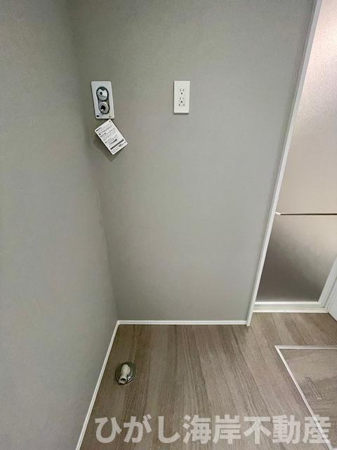 中郡二宮町山西　新築戸建　全２棟のランドリースペース|洗濯機置場