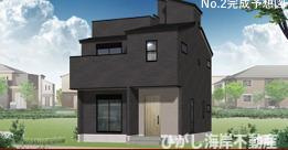 中郡二宮町山西　新築戸建　全２棟の外観パース|No2イメージパスですので実際のものと少異なります