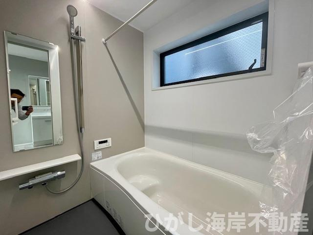 中郡二宮町山西　新築戸建　全２棟の浴室|1坪タイプ　ユニットバス