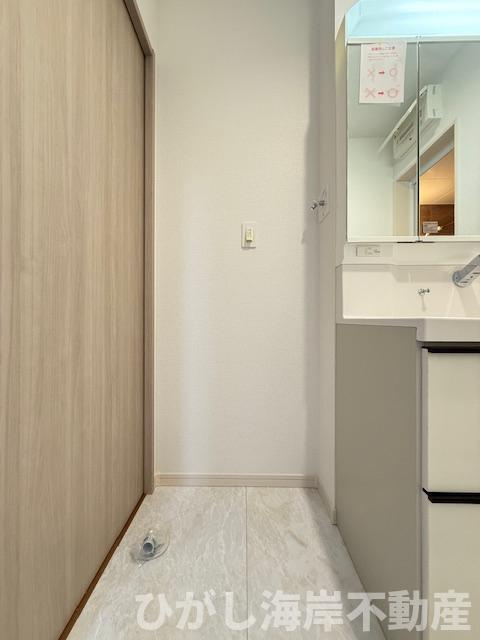 茅ヶ崎市香川4丁目　新築戸建　全６棟のランドリースペース|洗濯機置場