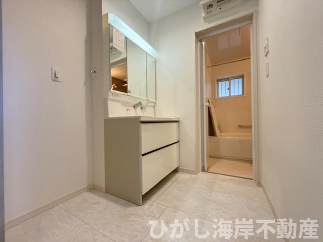 茅ヶ崎市香川4丁目　新築戸建　全６棟の脱衣所|脱衣スペース