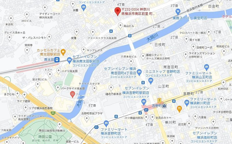 RELUXIA横濱吉野町の地図
