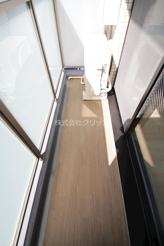 Zest横浜のバルコニー