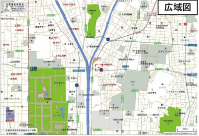 【地図】 | 田中下柳町　土地【出町柳駅２分・今出川通り・建築条件無し・更地】