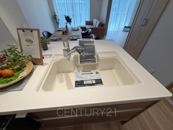 ウイング高崎のキッチン|ビルトイン浄水器付きです。