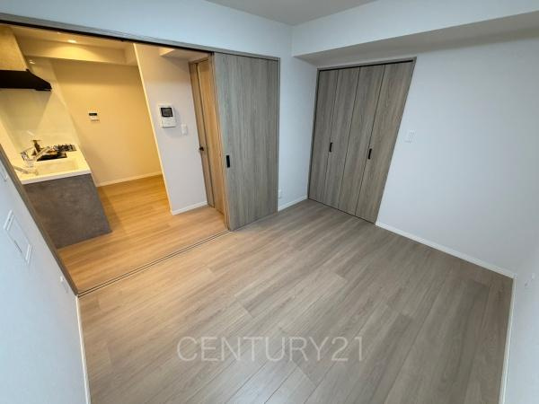 ライオンズマンション高崎の洋室|リビングと続き間で開放感があります。
引き戸で簡単に仕切れますので状況に合わせた使い方ができます。