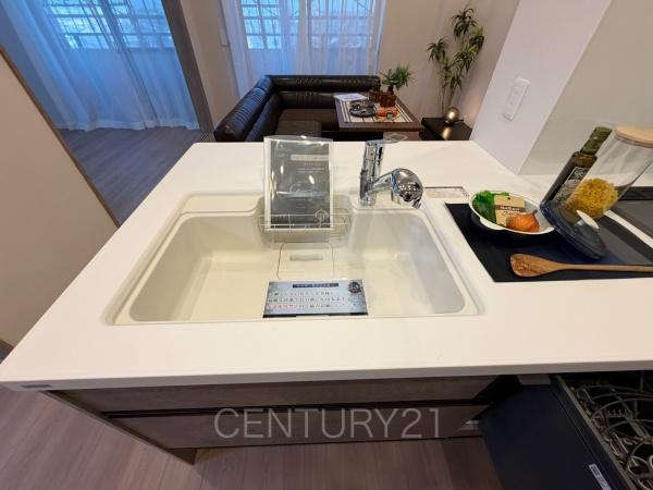 ライオンズマンション高崎のキッチン|ビルトイン浄水器付きです。