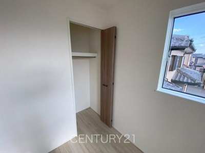 【収納】 | 前橋市南町24-1期（3号棟） | ハンガーパイプ付きクローゼットです。