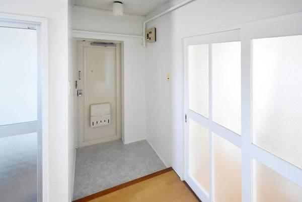 ビレッジハウス富山北4号棟の玄関|ビレッジハウスの同一物件・同一タイプの間取りの写真です