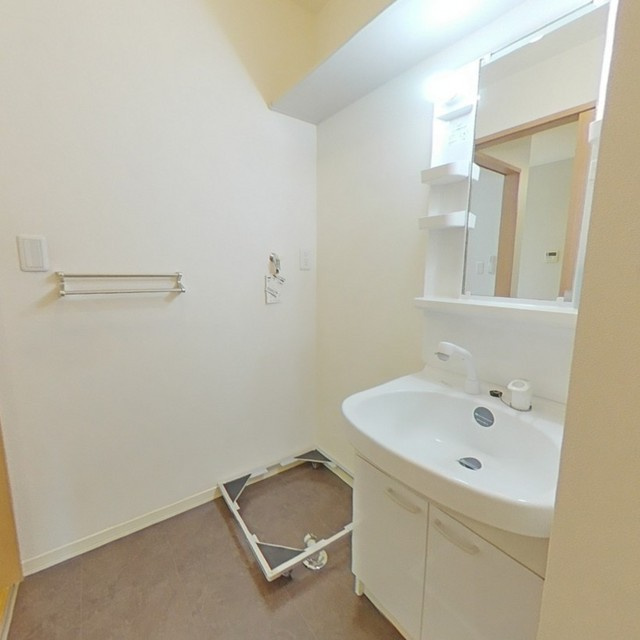 岐阜市北一色９丁目のアパートの洗面所