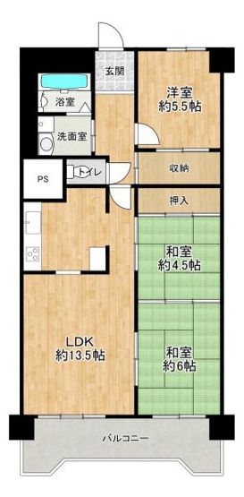 【間取り】 | 藤和東加古川ハイタウンＡ棟 | フルリフォーム完了♪
