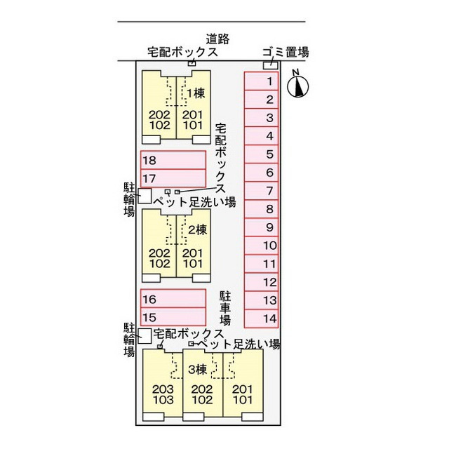 エスペランサＳ　Ⅰの駐車場