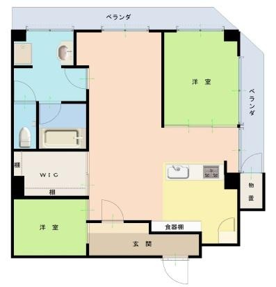 ル・シャトー真砂の間取り