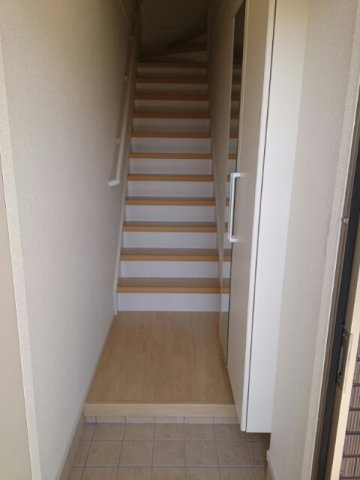 ヴィラ・ステイサイドＣの玄関