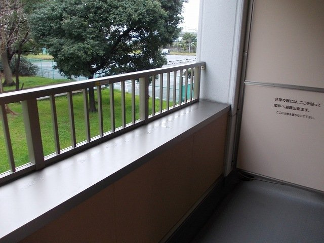 サニーキャンプ東雲Ⅰのバルコニー