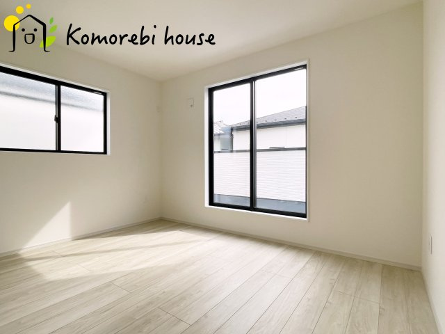 上尾市浅間台　12期　新築一戸建て　グレース　01の寝室|ゆとりの広さです