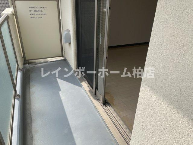 サポーレ松戸のバルコニー