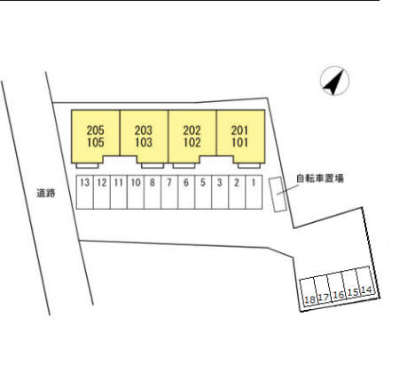 ブランビエンの区画図