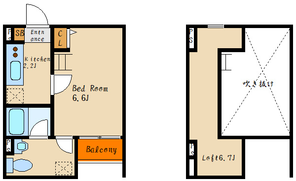 シンフォニーオオクボの間取り
