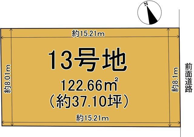 大津市今堅田1丁目10付近　分譲地の土地図