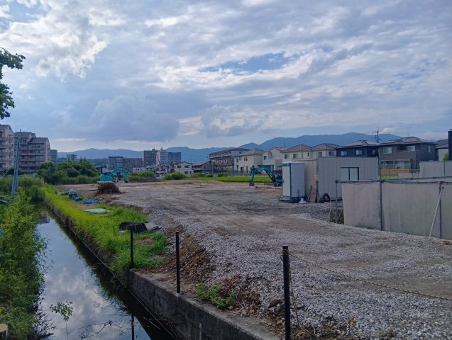 大津市今堅田1丁目10付近　分譲地の外観|7年8月撮影、分譲地全景外観