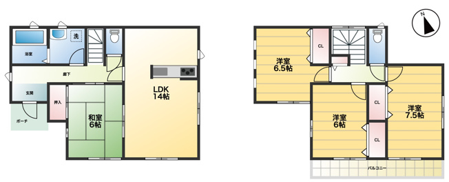 【間取り】 | 加須市佐波　中古戸建
