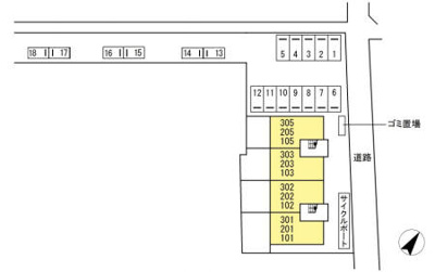 【区画図】 | D-roomパークサイド吉塚(ディールームパークサイド吉塚)