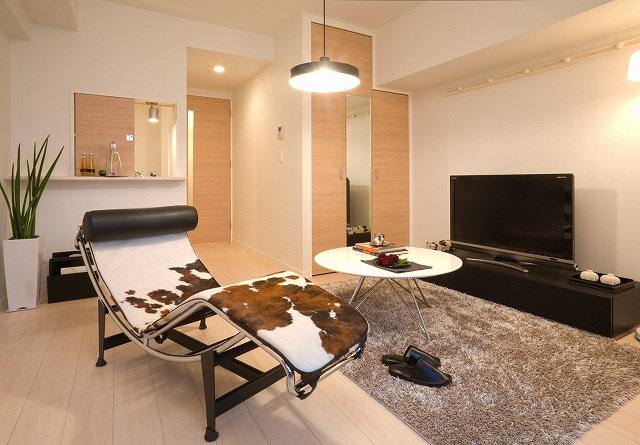 エンクレストWith天神東の居間・リビング|使いやすいリビングです