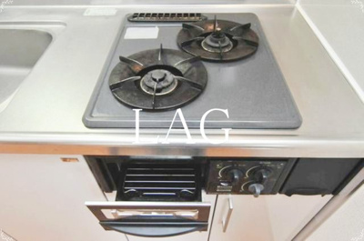 【設備】 | 橘ビル | 2口コンロです。