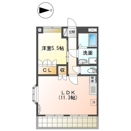上益城郡御船町大字陣のアパートの間取り