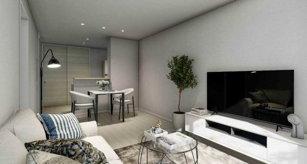 グランドゥール中小阪の居間・リビング|家具・家電はイメージです。
