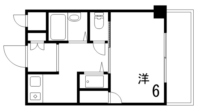 エステムコート東灘の間取り